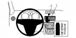 Fixation voiture Proclip  Brodit Opel Meriva Réf 854518
