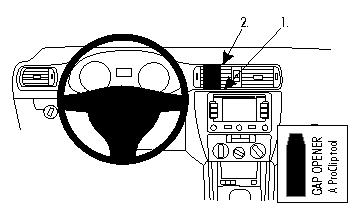 Fixation voiture Volkswagen Jetta. Réf 855306