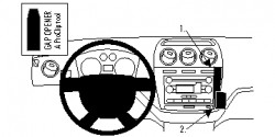 Fixation voiture Proclip  Brodit Ford Transit Connect  SEULEMENT pour les modèles avec port USB. Réf 854744