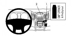 Fixation voiture Proclip  Brodit Hyundai i30 Réf 854755