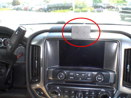 Fixation voiture Proclip  Brodit Chevrolet Silverado Réf 855014