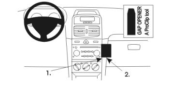 Fixation voiture Proclip Dacia Logan - Fixation aérateurs - Téléphones  Tablettes GPS