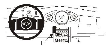 Fixation voiture Proclip Mini Cooper Country Man - Fixation aérateurs -  Téléphones Tablettes GPS