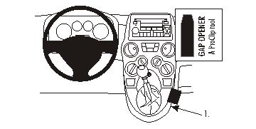 Fixation voiture Proclip Fiat Panda - Fixation aérateurs - Téléphones  Tablettes GPS