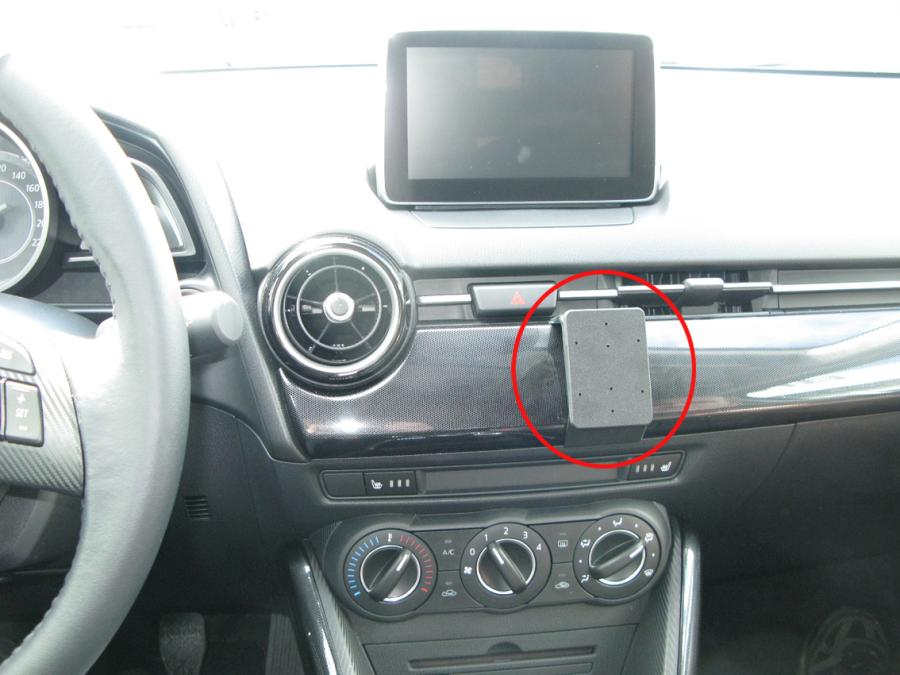 Fixation voiture Proclip Mazda 2 - Fixation aérateurs - Téléphones