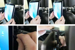 Support tablette ajustable avec cable lightning (différentes tailles disponibles) inst. fixe