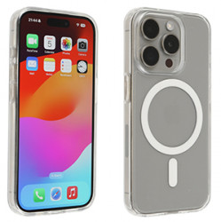 Support Apple iPhone 15 Pro avec chargeur allume-cigare + coque magnétique (fournie). Réf Brodit 721394