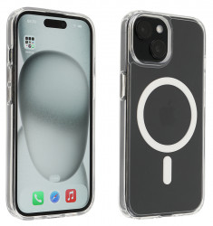 Support Apple iPhone 15 pour inst. fixe + coque magnétique (fournie). Réf Brodit 727393