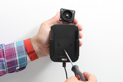 Support avec chargeur allueme-cigare, recharge sans fil pour Datalogic Memor 10. Réf Brodit 718228