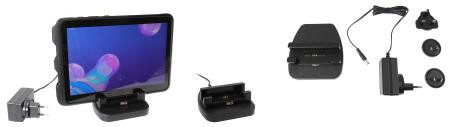 Station de charge 1 position pour Samsung Galaxy Tab Active 2, 3 et Pro. Réf Brodit 216188