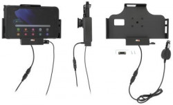 Support Samsung Galaxy Tab Active 2 & 3 avec chargeur allume-cigare et port USB indépendant. Réf Brodit 712225