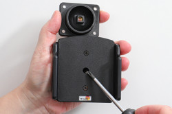 Support passif Apple iPhone 12, 13, 14, 15 series -  Largeur : 75-89 mm, Ep.: 8-12 mm. Réf Brodit 711368