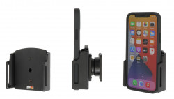 Support passif Apple iPhone 12, 13, 14, 15 series -  Largeur : 75-89 mm, Ep.: 8-12 mm. Réf Brodit 711368