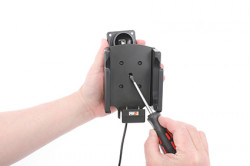 Support Honeywell EDA52/EDA57 avec chargeur allume-cigare - compatible uniquement avec l'étui d'origine. Réf Brodit 712305