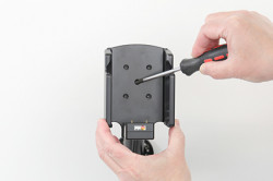 Support Honeywell EDA52/EDA57 avec chargeur allume-cigare - compatible uniquement avec l'étui d'origine. Réf Brodit 712305