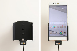 Support téléphone Huawei P10 Plus avec chargeur allume-cigare. Réf Brodit 712031