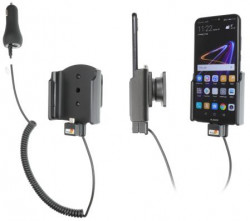 Support Huawei P20 Lite avec chargeur allume-cigare. Réf Brodit 712054