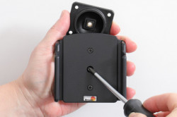 Support passif pour iPhone 12 avec étui (largeur 70-83 mm, ép.: 6-10 mm) - Réf Brodit 711239