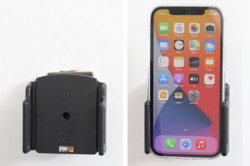 Support passif pour iPhone 12 avec étui (largeur 70-83 mm, ép.: 6-10 mm) - Réf Brodit 711239