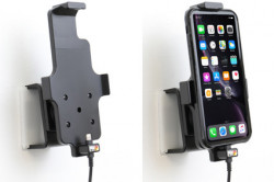 Support Apple iPhone 11 avec étui pour installation fixe. Réf Brodit 727091