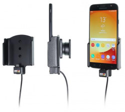 Support téléphone Samsung Galaxy J7 (2017) Sm-J730F avec chargeur allume-cigare. Réf Brodit 712004
