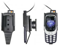 Support téléphone Nokia 3310 (2017) avec adaptateur allume-cigare et cable USB. Réf Brodit 712026