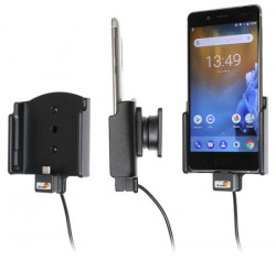 Support téléphone Nokia 8 pour installation fixe. Réf Brodit 713030