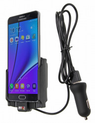 Support voiture  Brodit Samsung Galaxy Note 5  avec chargeur allume cigare - Avec rotule. Avec câble USB. Réf 521771