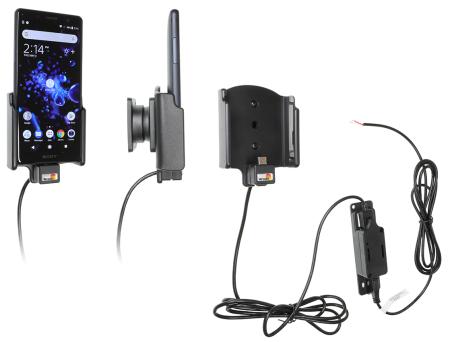 Support téléphone Sony Xperia XZ2 Compact pour installation fixe. Réf Brodit 727052