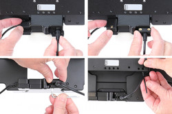 Support Zebra ET50 10,1 verrouillé à clé - compatible handstrap, frame et module d'extension. Réf 736266