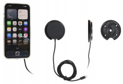 Support avec chargeur sans fil magnétique pour smartphones, charge 25 W. Réf 217303