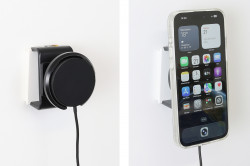 Support avec chargeur sans fil magnétique pour smartphones, charge 25 W. Réf 217303