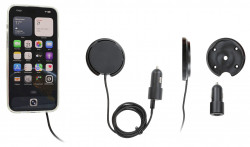 Support avec chargeur sans fil magnétique pour smartphones, charge 25 W. Réf 217305