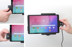 Support pour Samsung Galaxy Tab A 10,1 (2019) SM-T510/SM-T515 pour installation fixe. Réf Brodit 736132