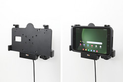 Support Samsung Galaxy Tab Active 3 & 5 avec chargeur allume-cigare. Réf Brodit 712386