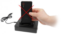 Station de charge 4 positions pour Samsung Galaxy Xcover 5. Réf Brodit 216369