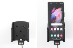 Support Samsung Galaxy Z Fold3 5g pour installation fixe - utilisation de l'appareil fermé UNIQUEMENT. Réf Brodit 727272