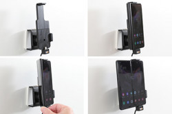Support Samsung Galaxy Z Fold3 5g pour installation fixe - utilisation de l'appareil ouvert ou fermé. Réf Brodit 727274