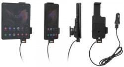Support Samsung Galaxy Z Fold3 5g avec adaptateur allume-cigare et cable USB - utilisation de l'appareil ouvert ou fermé. Réf Brodit 721274