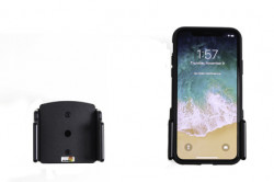 Support ajustable Brodit pour iPhone X/XR/Xs/11 avec étui de largeur 70-83 mm et d'épaisseur 2-10 mm. Réf 711013