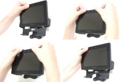 MultiStand  Brodit BlackBerry PlayBook MultiStand - Adaptateur de montage et vis incluses. Noir. Réf 215490