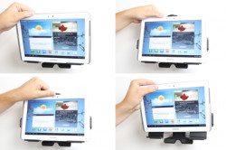MultiStand  Brodit Samsung Galaxy Tab 2 10.1 MultiStand - Adaptateur de montage et vis incluses. Noir. Réf 215554
