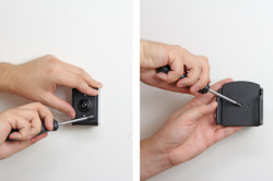 Support voiture Apple iPhone 6/6S/6Plus/6SPlus/7/7Plus/8/8Plus/X/XR/Xs/ Xs Max/11 passif. Pour appareil avec étui de dimensions: Larg: 75-89 mm, épaiss.: 9-13 mm. Réf 511688