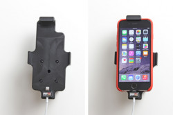 Support voiture  Brodit Apple iPhone 6  pour fixation cable - Utilisation avec câble Apple Lightning d'origine Avec rotule. Convient dispositifs avec un étui de dimensions: Hauteur: 137-144 mm, Larg: 75 mm, épaiss.: 2-11 mm. Réf 514662