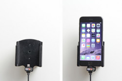 Support voiture Brodit Apple iPhone 6/6S/7 avec chargeur allume cigare - Avec rotule. Avec câble USB. Chargeur approuvé par Apple. Surface 