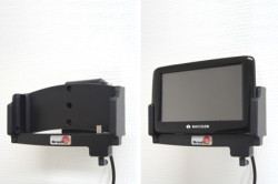 Support voiture  Brodit Navigon 2100 Max  avec chargeur allume cigare - Avec rotule. Grâce à la connectivité TMC, antenne TMC inclus. 12/24 Volt. Réf 278020