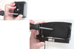 Support voiture  Brodit Navigon 8100T  avec chargeur allume cigare - Avec rotule. Grâce à la connectivité TMC, antenne TMC inclus. 12/24 Volt. Réf 278021