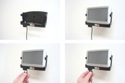 Support voiture  Brodit Navigon 8100T  avec chargeur allume cigare - Avec rotule. Grâce à la connectivité TMC, antenne TMC inclus. 12/24 Volt. Réf 278021