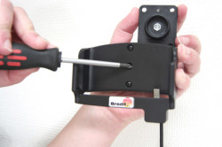 Support voiture  Brodit Navigon 2200  avec chargeur allume cigare - Avec rotule. Grâce à la connectivité TMC, antenne TMC inclus. 12/24 Volt. Réf 278031