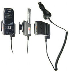 Support voiture  Brodit Nokia E75  avec chargeur allume cigare - Avec rotule. Pour un montant position fermée. Réf 512009